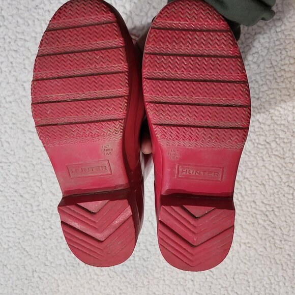 Hunter womens Wellington Boots waterproof Pink Size 9 - Picture 7 of 7